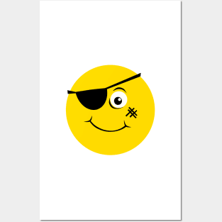 Emoji - pirate face Posters and Art